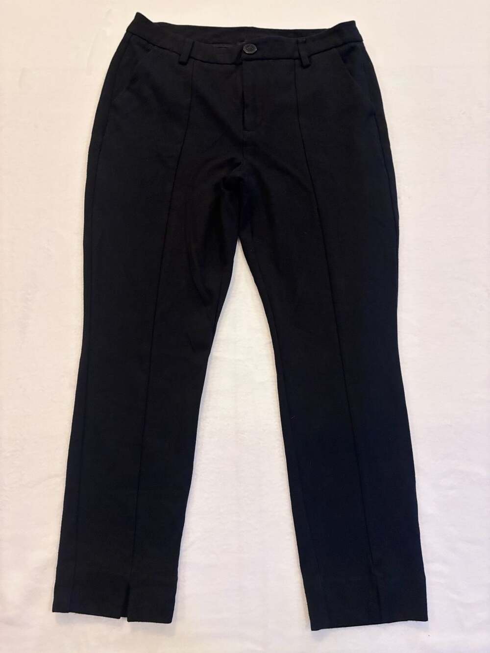 Cabi Black Pintuck Ankle Pants Size 8